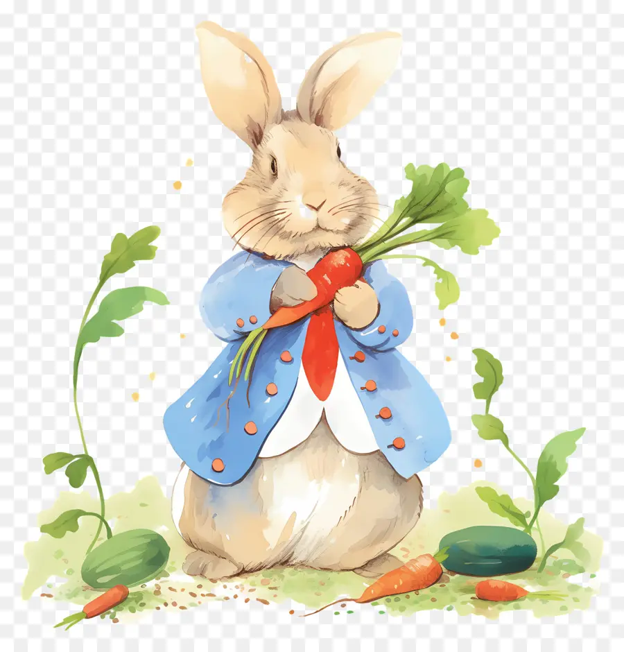 Peter Rabbit，กระต่ายกับแครอท PNG