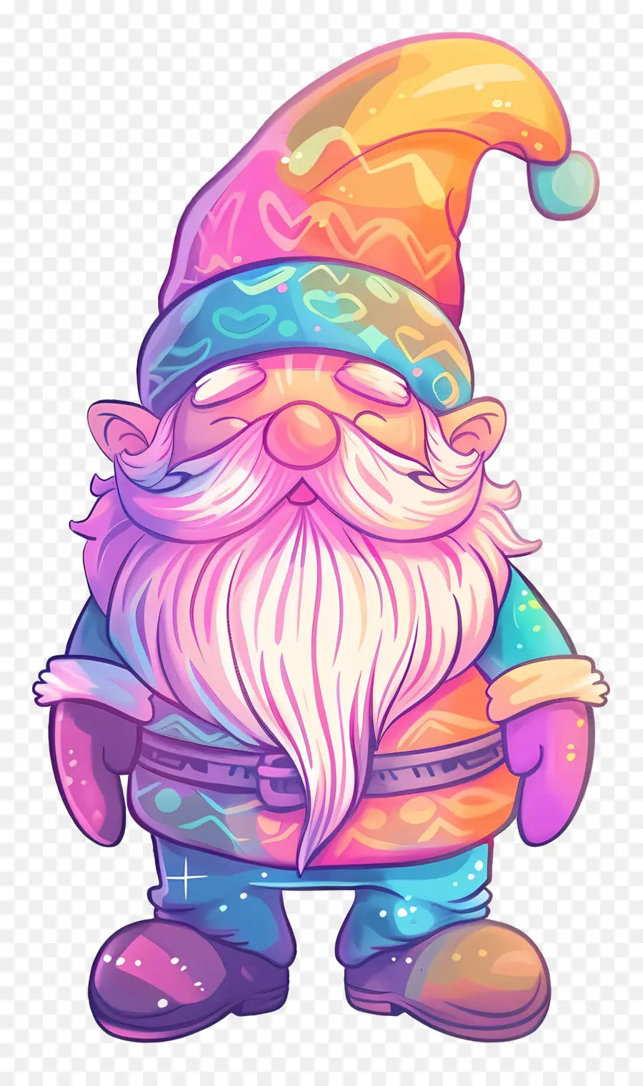 Gnome คริสต์มาส，คำพังเพยสีสันสดใส PNG