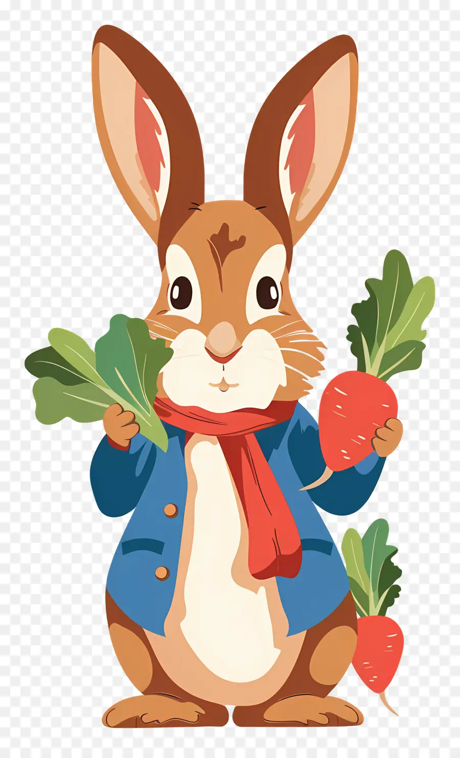 Peter Rabbit，กระต่ายกับผัก PNG