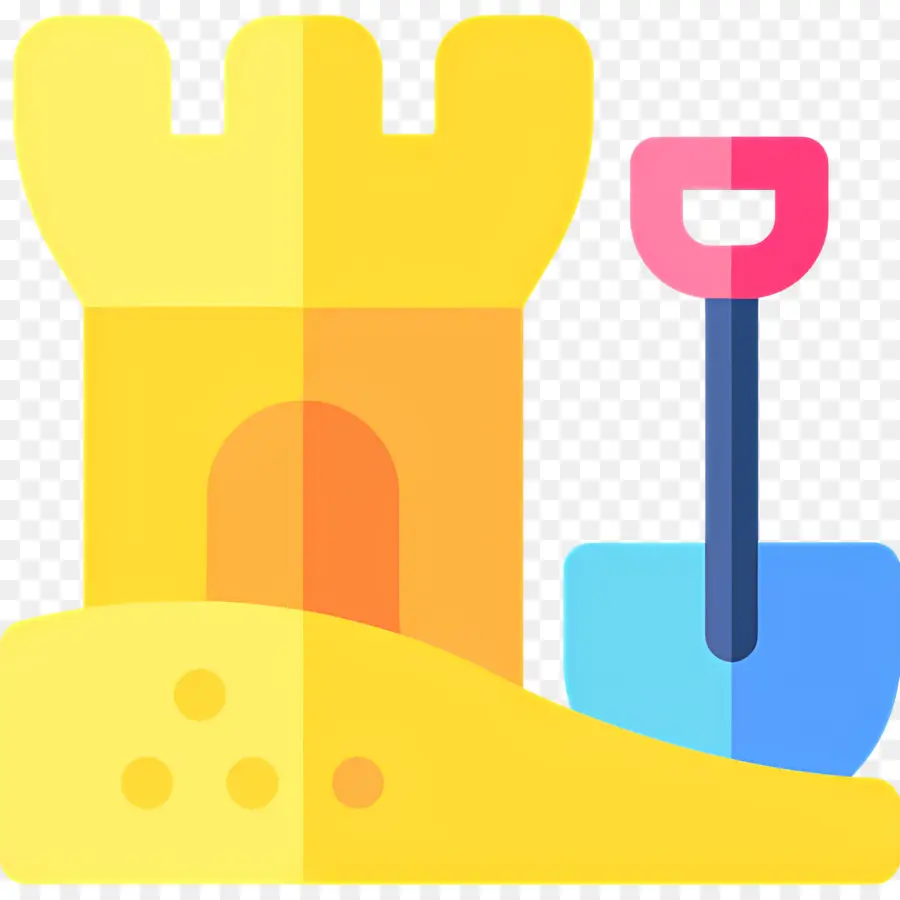 ของเล่นพลั่ว，Sandcastle และ Shovel PNG