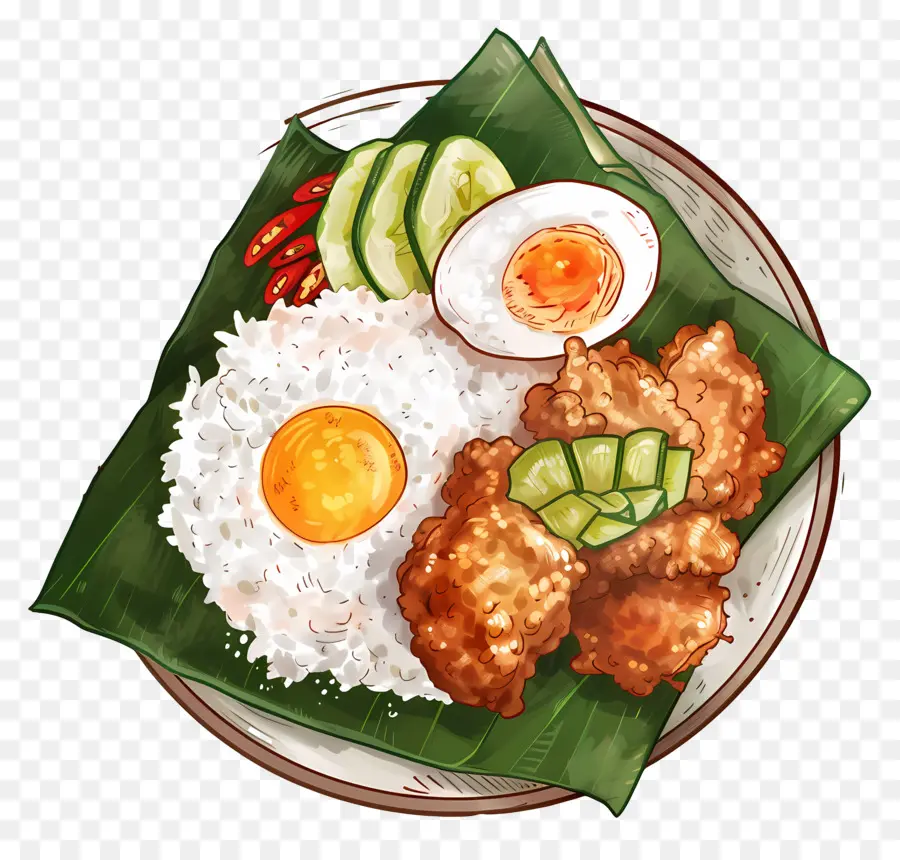 ข้าวอ้วน，ข้าวและไข่ PNG