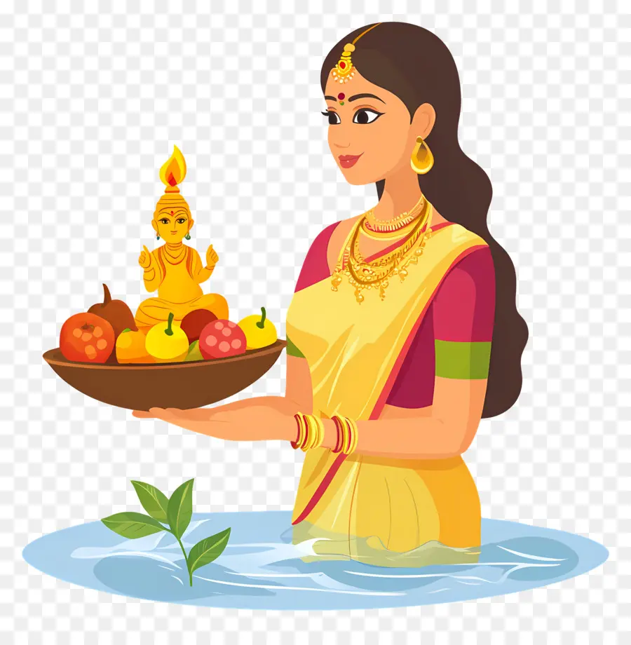 Chhath Puja，หญิงอินเดียน PNG