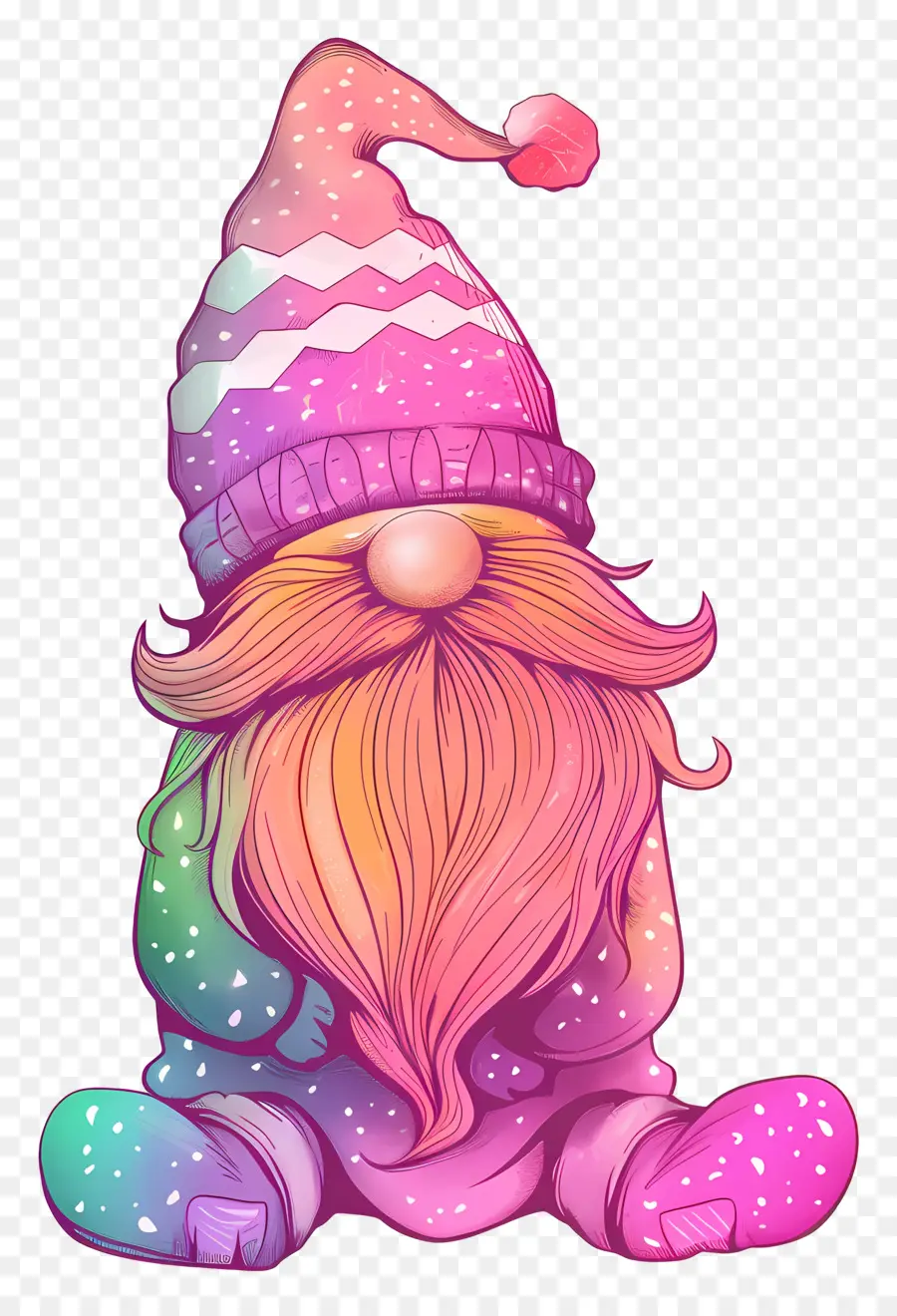 Gnome คริสต์มาส，คำพังเพยสีสันสดใส PNG