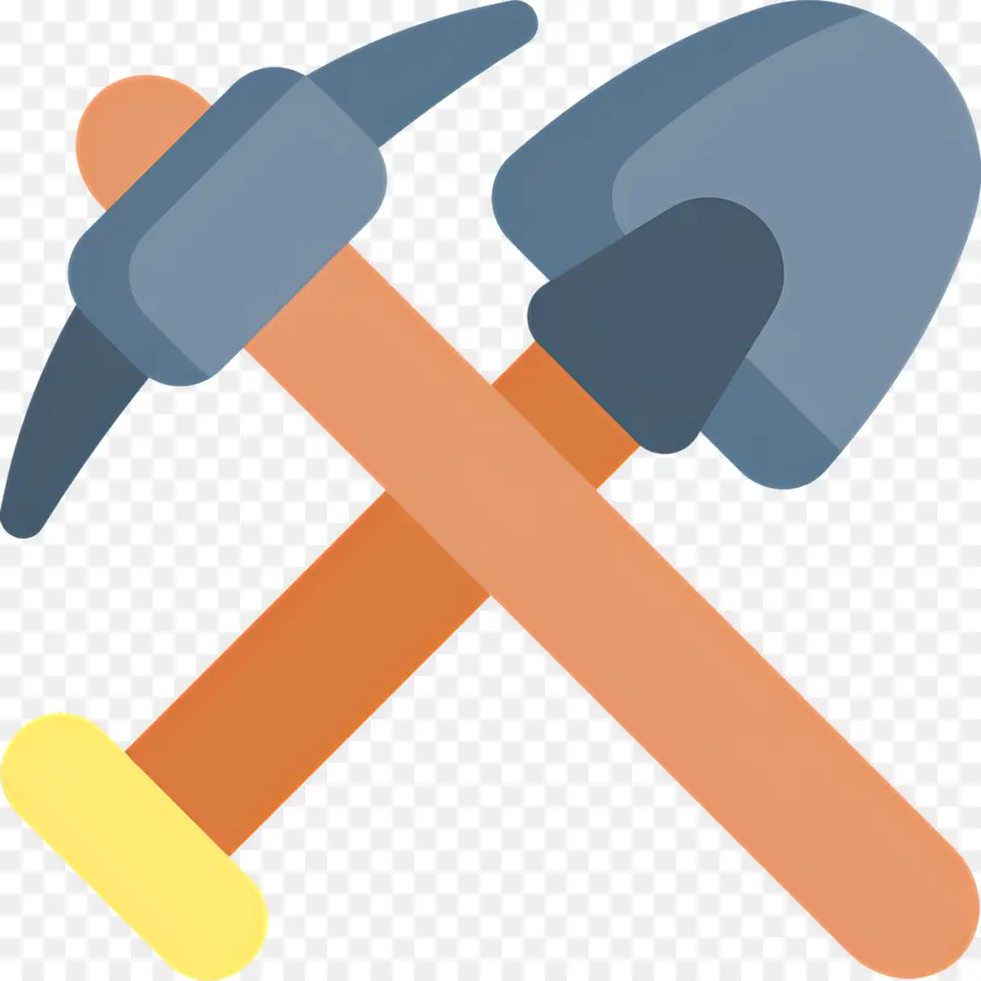 เลือกและพลั่ว，ค้อนและ Pickaxe PNG