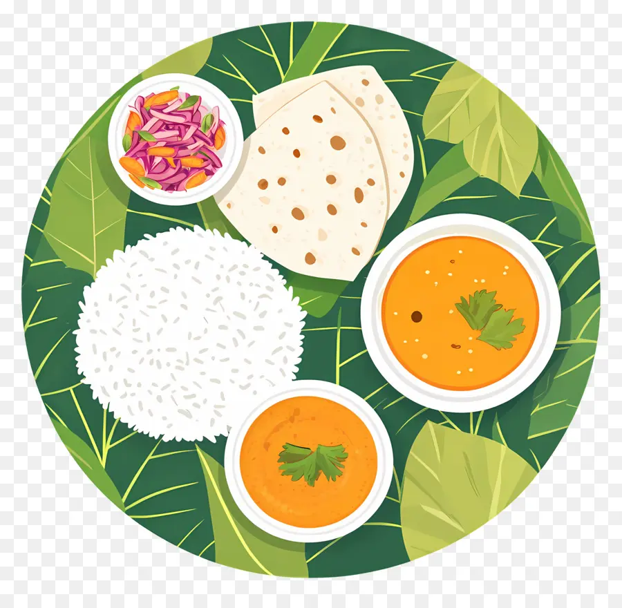 Thali อินเดีย，จาน PNG