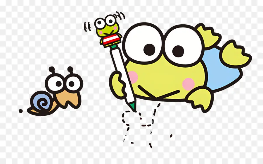 Keroppi，กบการ์ตูน PNG