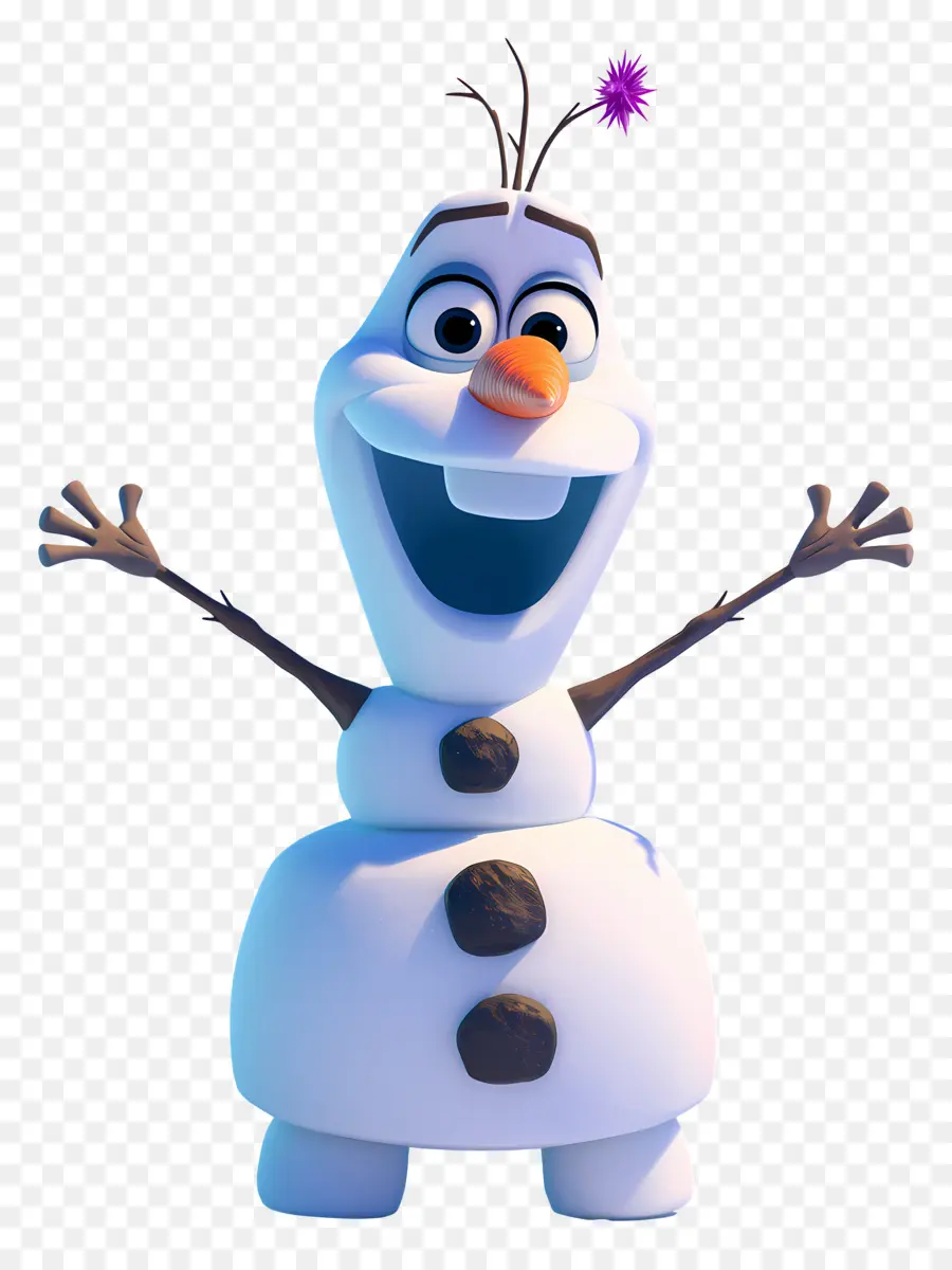 Olaf แช่แข็ง，มนุษย์หิมะ PNG