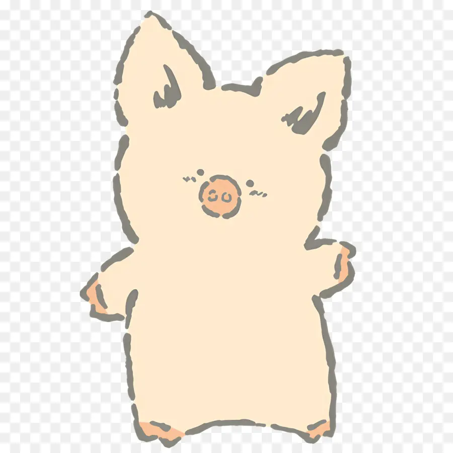 Zashiki Pig，Doodle หมูน่ารัก PNG