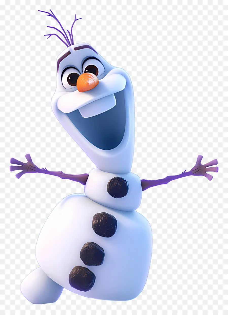 Olaf แช่แข็ง，มนุษย์หิมะ PNG