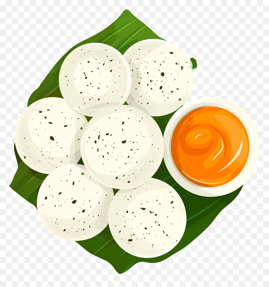 ไอดอล，Idli และ Chutney PNG