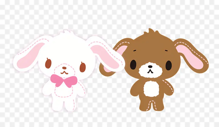 Sugarbunnies，สุนัขน่ารักสองตัว PNG