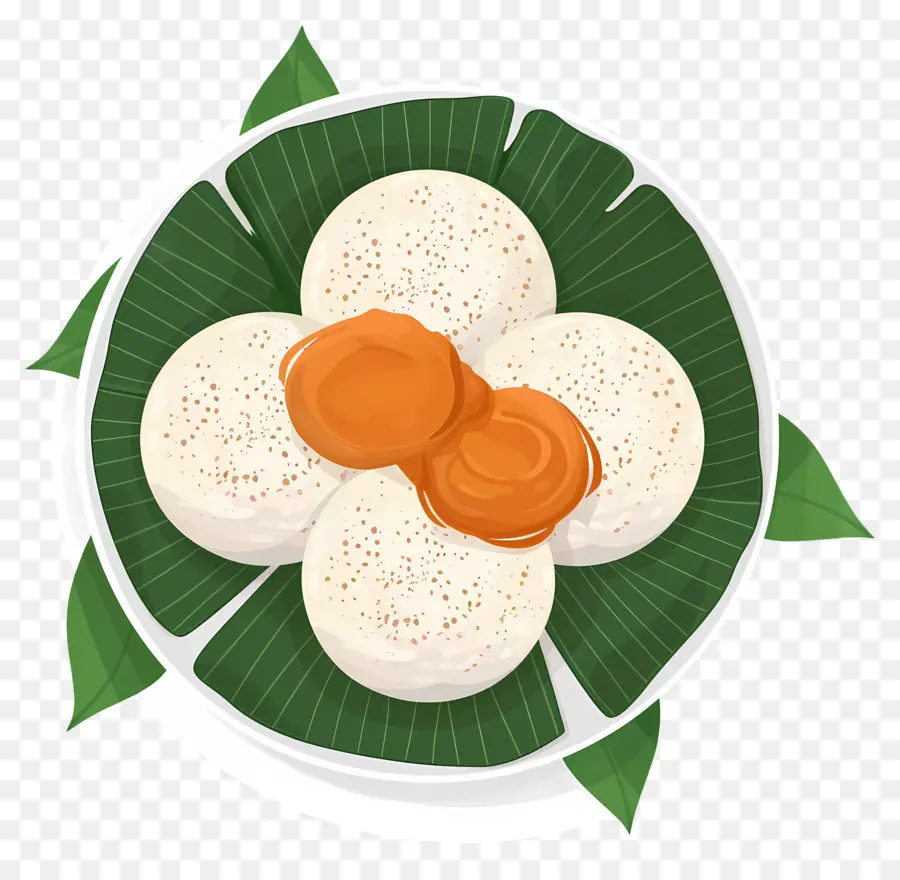 Idli，Idli กับ Chutney PNG