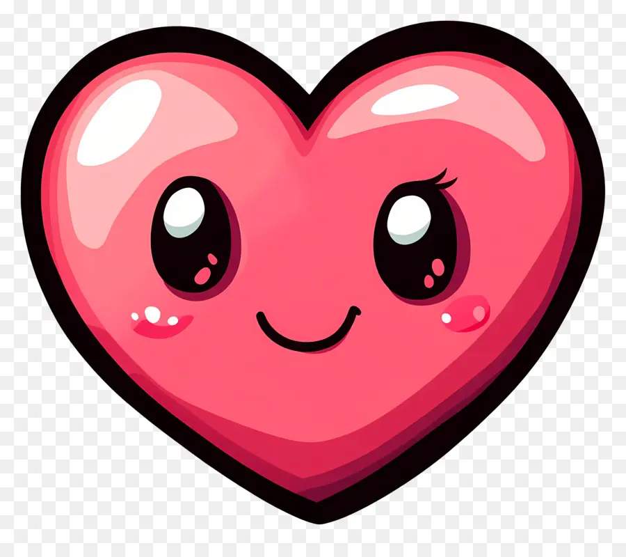 Kawaii Heart，หัวใจ PNG