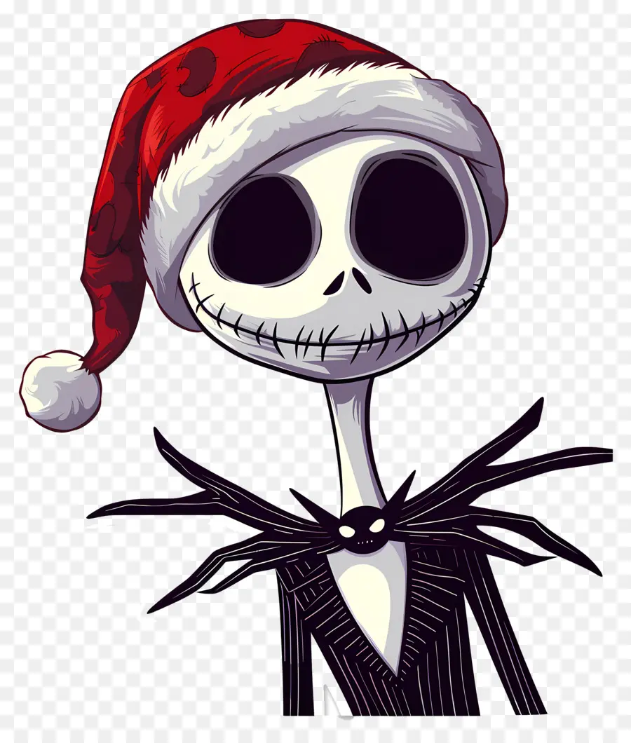 แจ็ค Skellington，Santa Hat Skeleton PNG