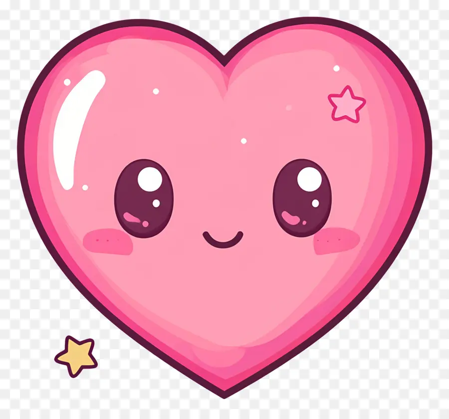 Kawaii Heart，หัวใจ PNG