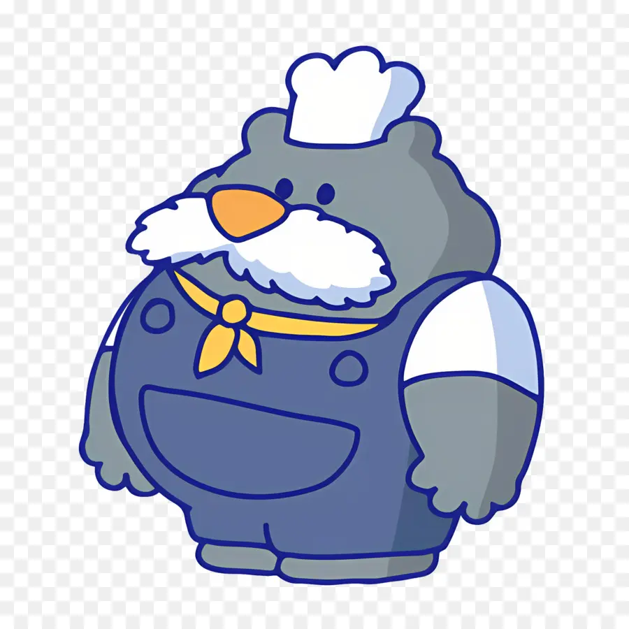 สำหรับมิลัม，Cartoon Chef Bear PNG