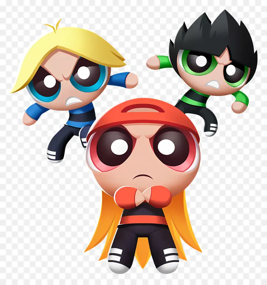 Powerpuff Girls，ตัวละครสไตล์ Powerpuff PNG