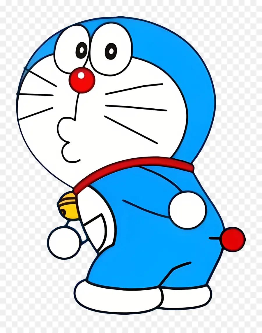 Doraemon，หุ่นยนต์สีฟ้าหน้าแดง PNG