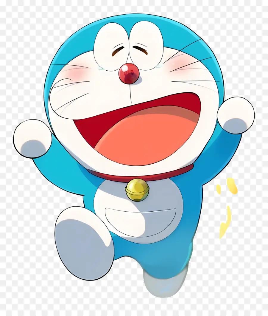 Doraemon，หุ่นยนต์สีฟ้าหน้าแดง PNG