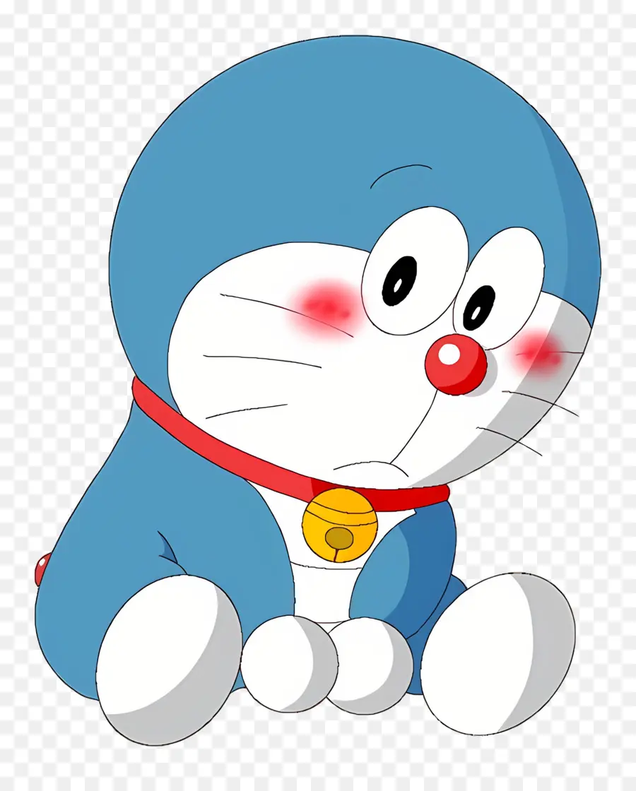 Doraemon，หุ่นยนต์สีฟ้าหน้าแดง PNG