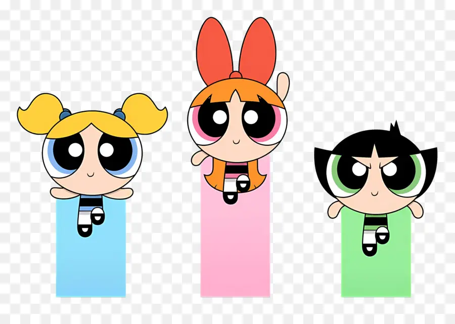 Powerpuff Girls，ตัวละคร PNG