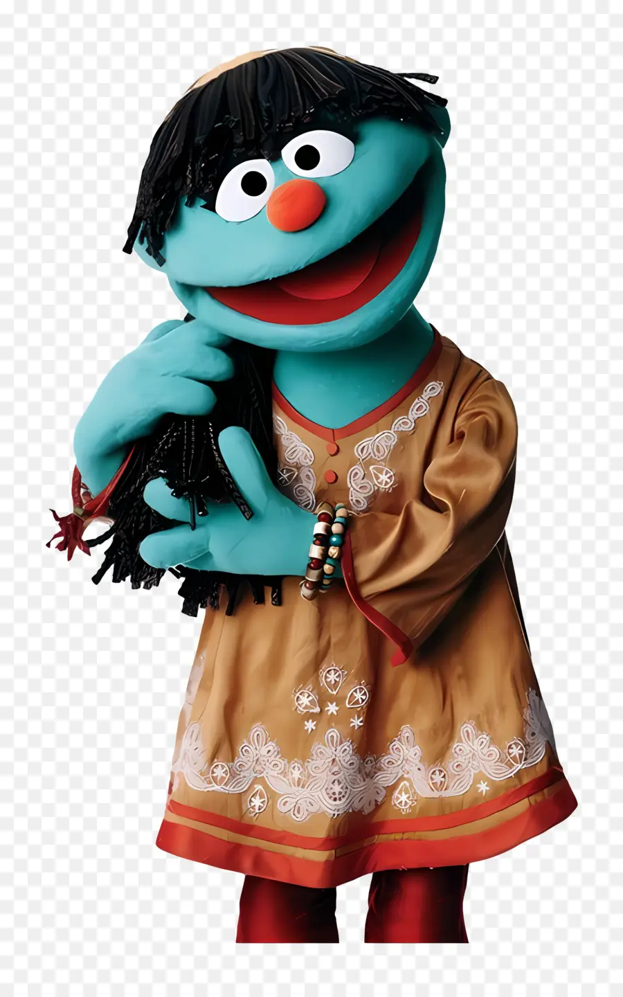 Galli Galli Sim Sim，ตัวละคร Muppet สีน้ำเงิน PNG