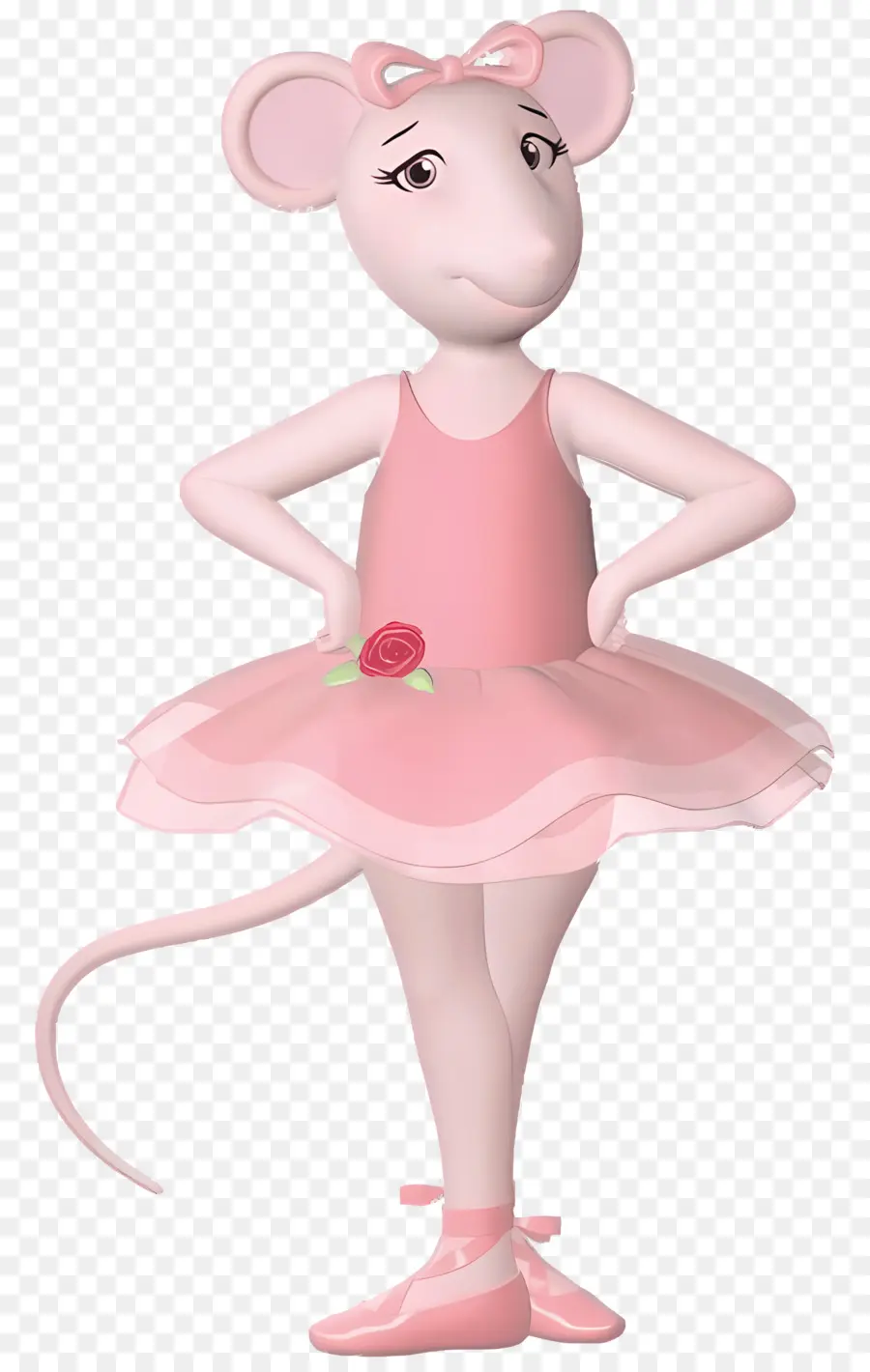 Angelina Ballerina，เมาส์ในชุดสีชมพู PNG