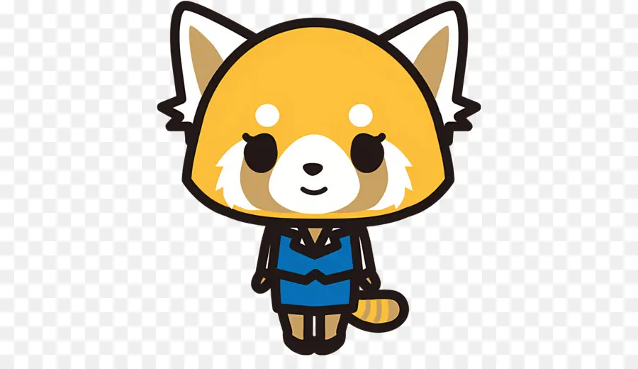 Retsuko ก้าวร้าว，ตัวละครแพนด้าสีแดง PNG