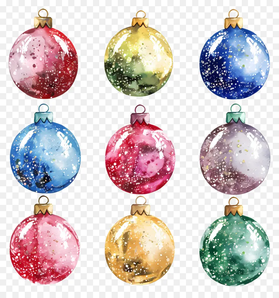 เครื่องประดับบอลแวววาว，Baubles คริสต์มาส PNG