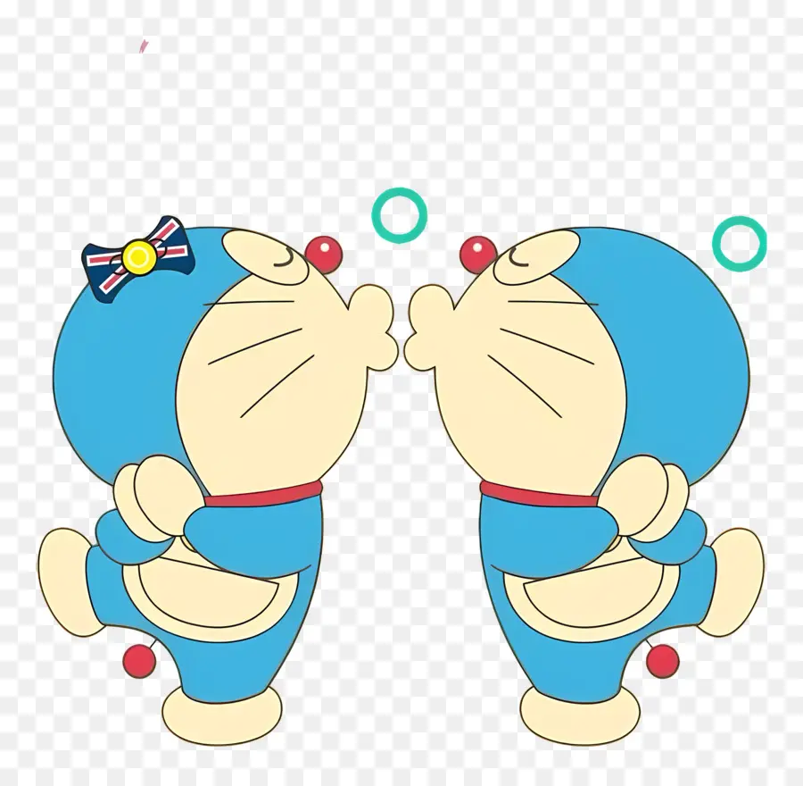 Doraemon，จูบหุ่นยนต์สีน้ำเงิน PNG