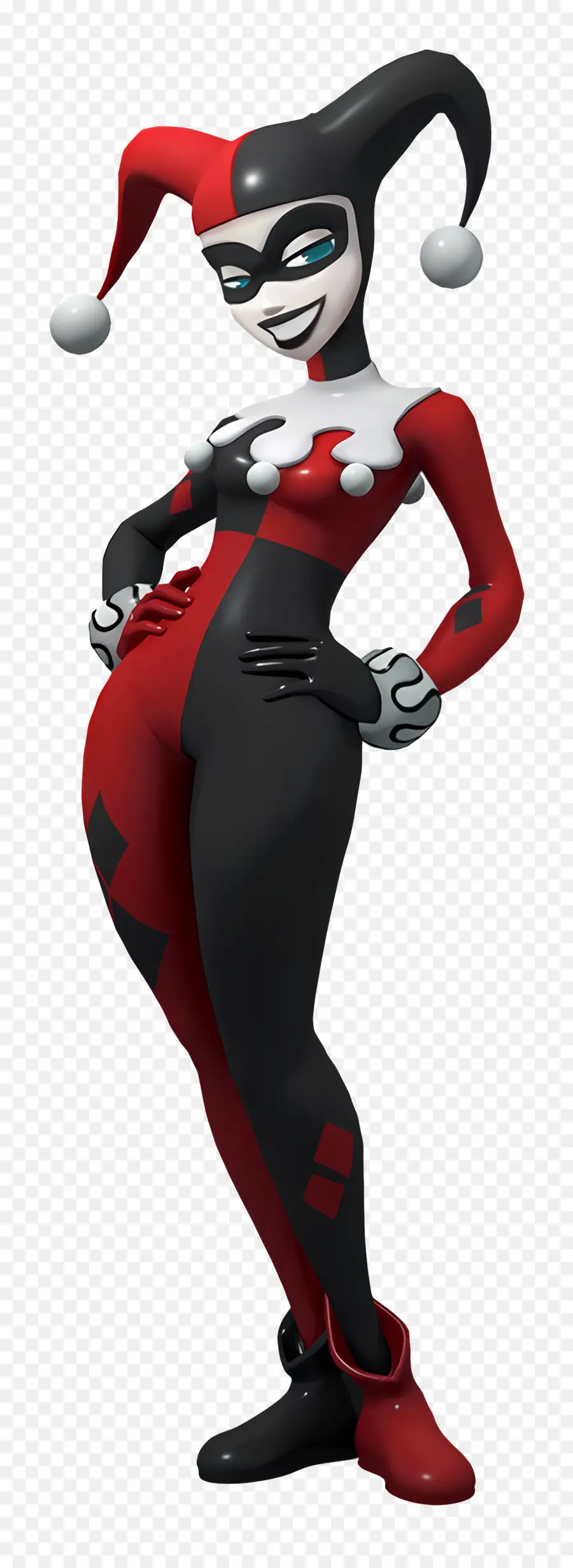 Harley Quinn，เครื่องแต่งกาย Harlequin PNG