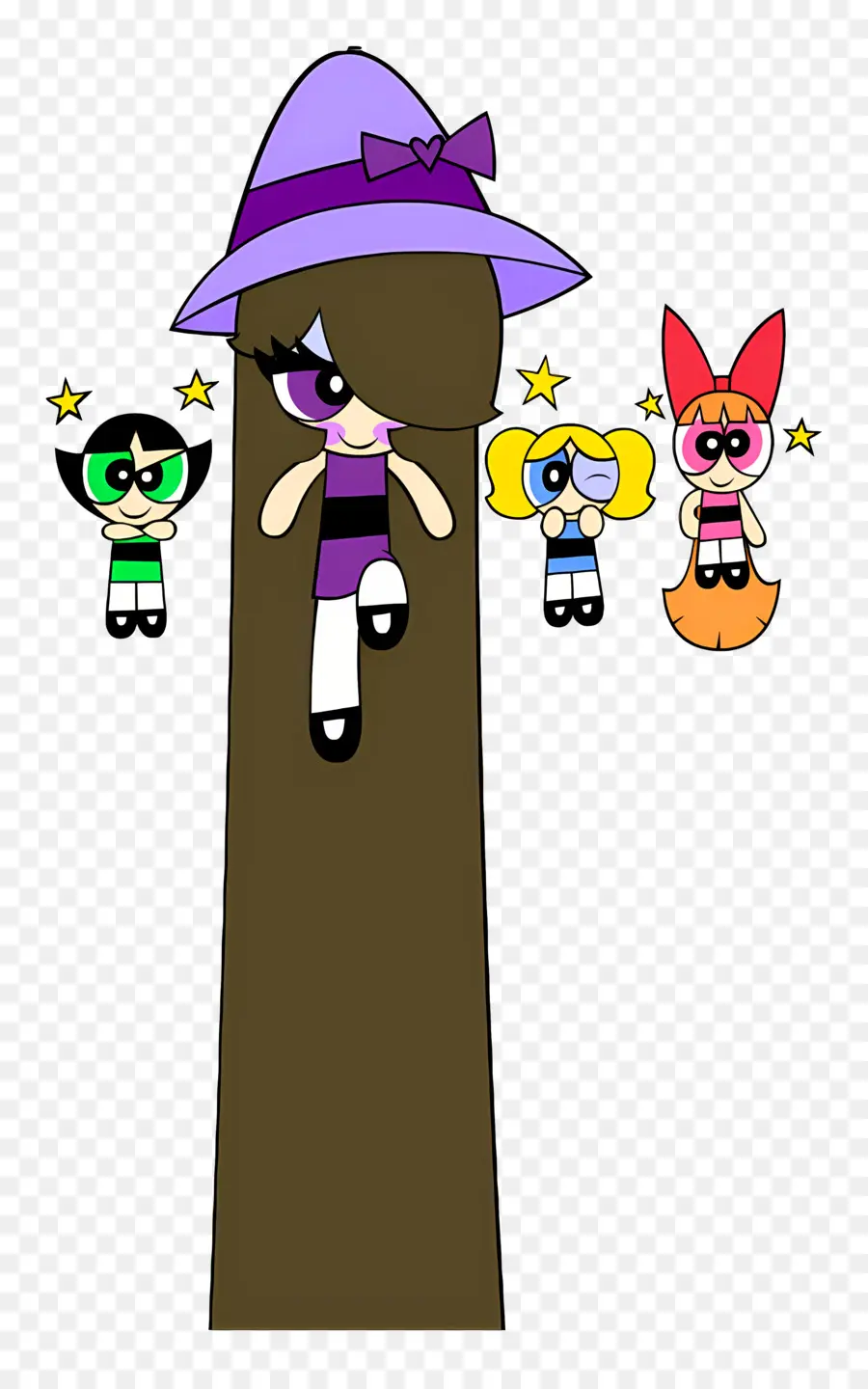 Powerpuff Girls，แม่มดการ์ตูน PNG