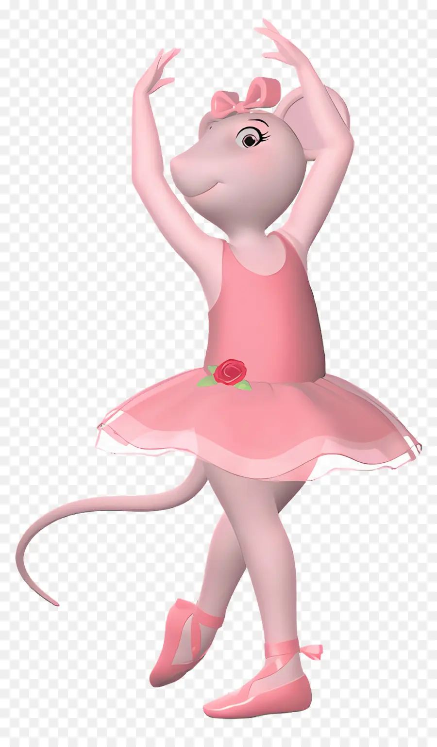 Angelina Ballerina，เมาส์ในชุดสีชมพู PNG