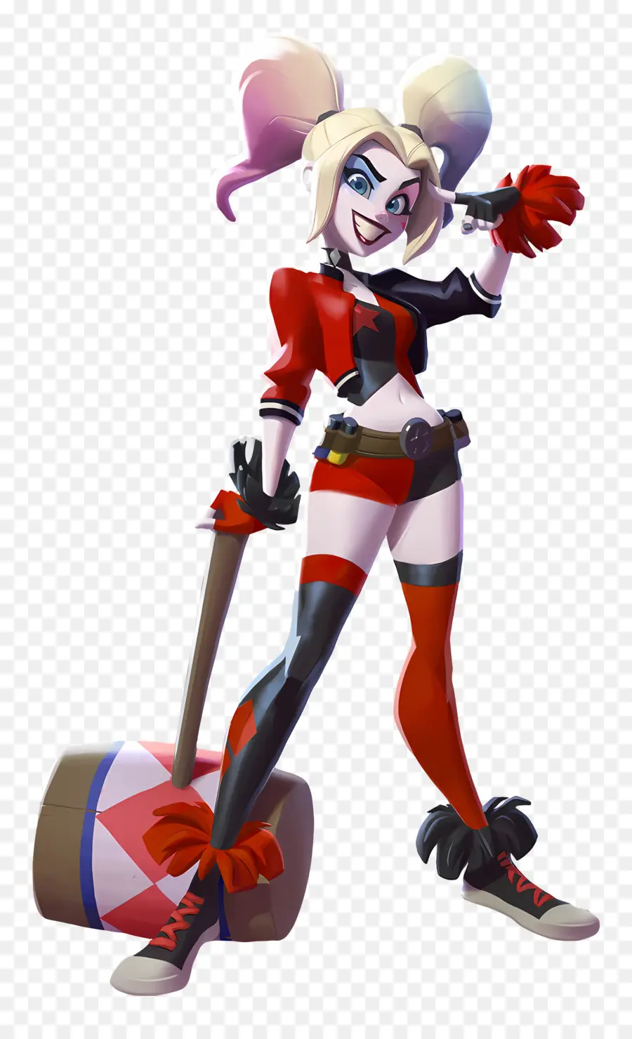 Harley Quinn，ตัวละคร Harlequin กับ Mallet PNG