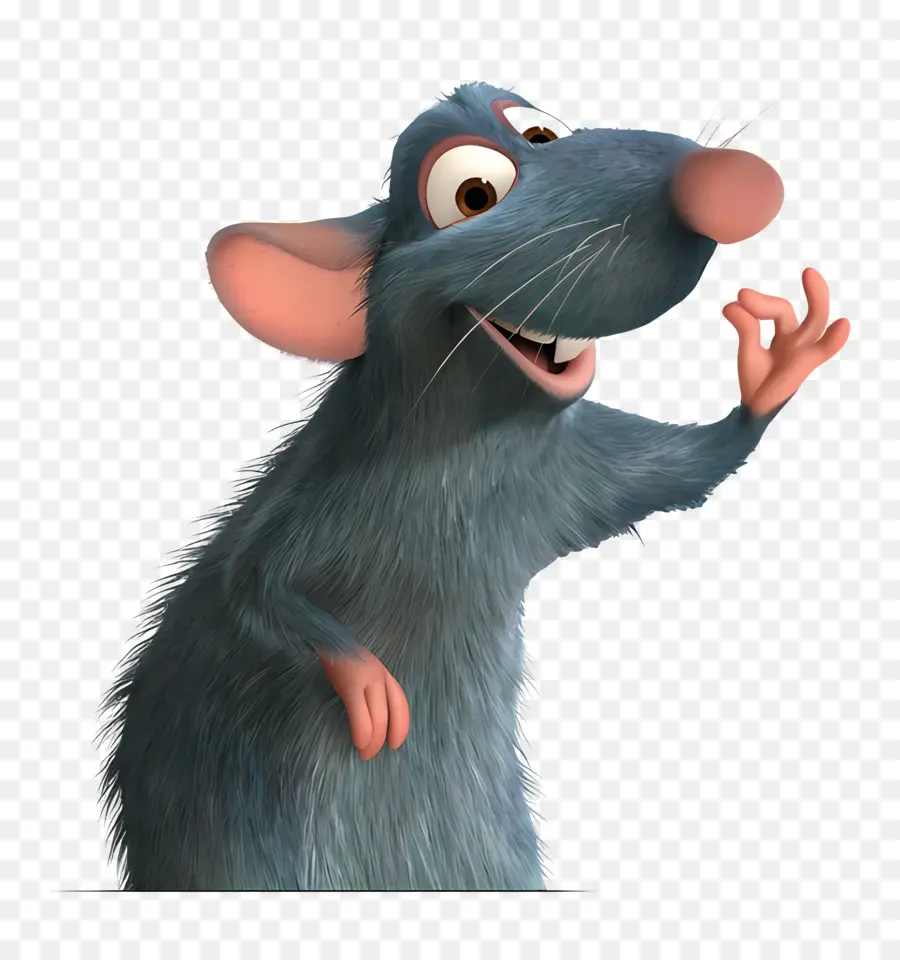 Ratatouille，หนูสีน้ำเงิน PNG