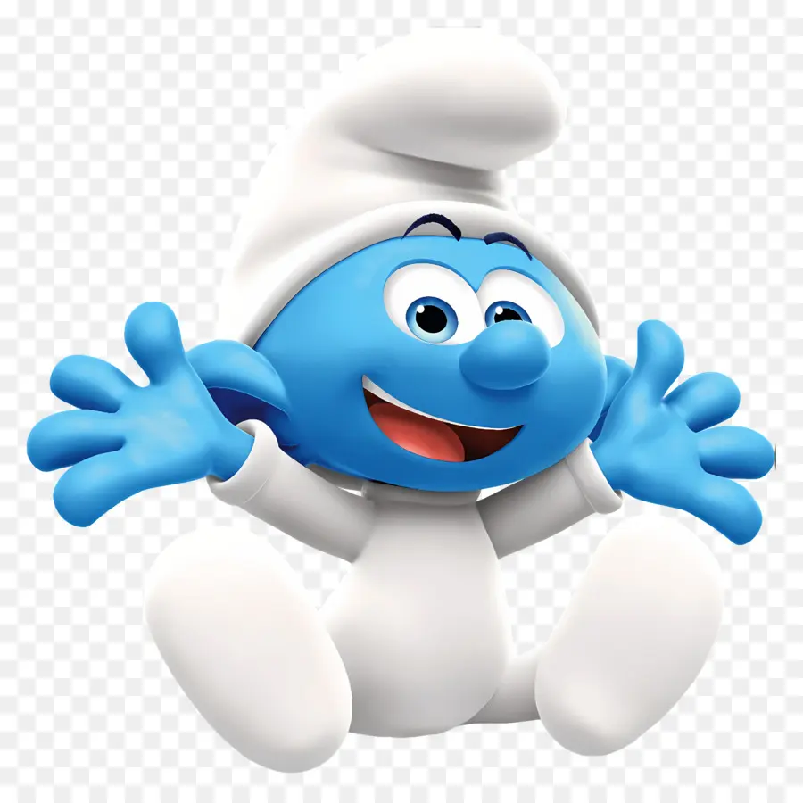 ทารก Smurf，ตัวการ์ตูนสีน้ำเงิน PNG